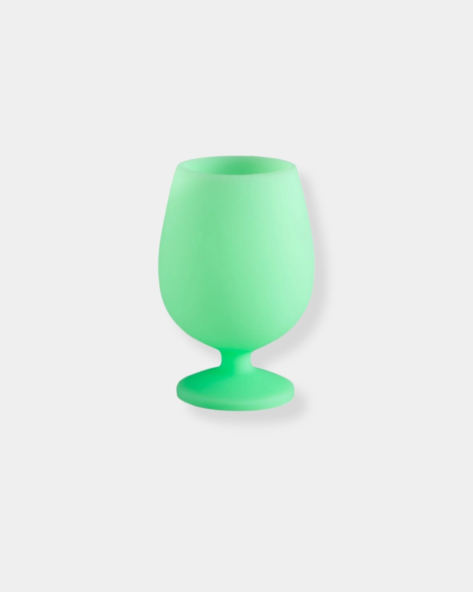 SPRING STEMM SILICONE WINE GLASS - GREEN