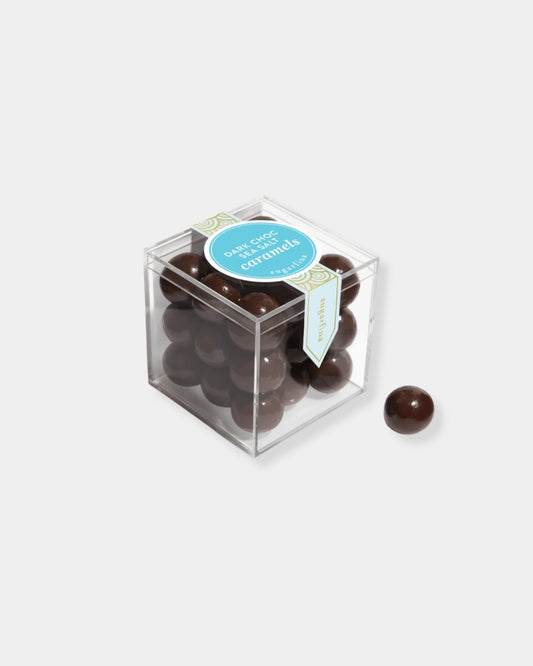 DARK CHOCOLATE SEA SALT CARAMELS