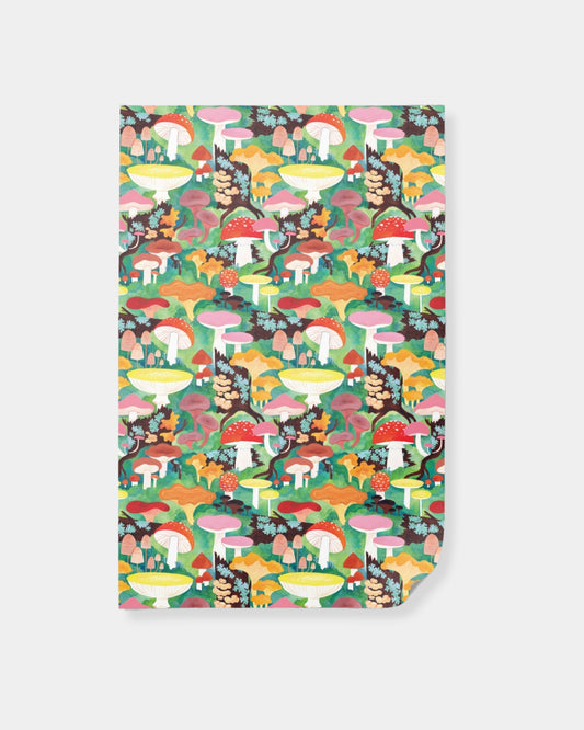 WOODLAND MUSHROOMS WRAPPING PAPER