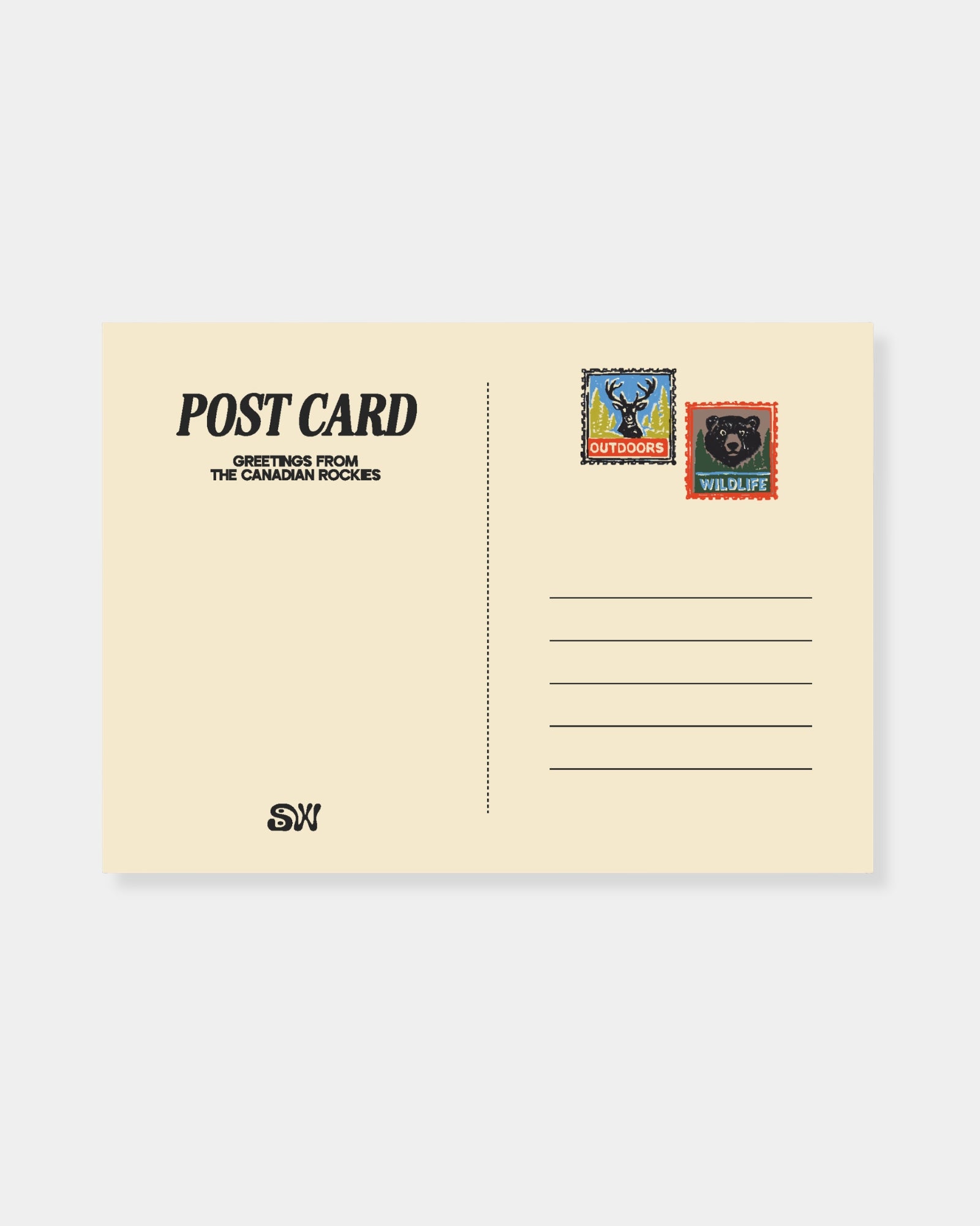 UNPLUGGED - STONEWATERS POSTCARD