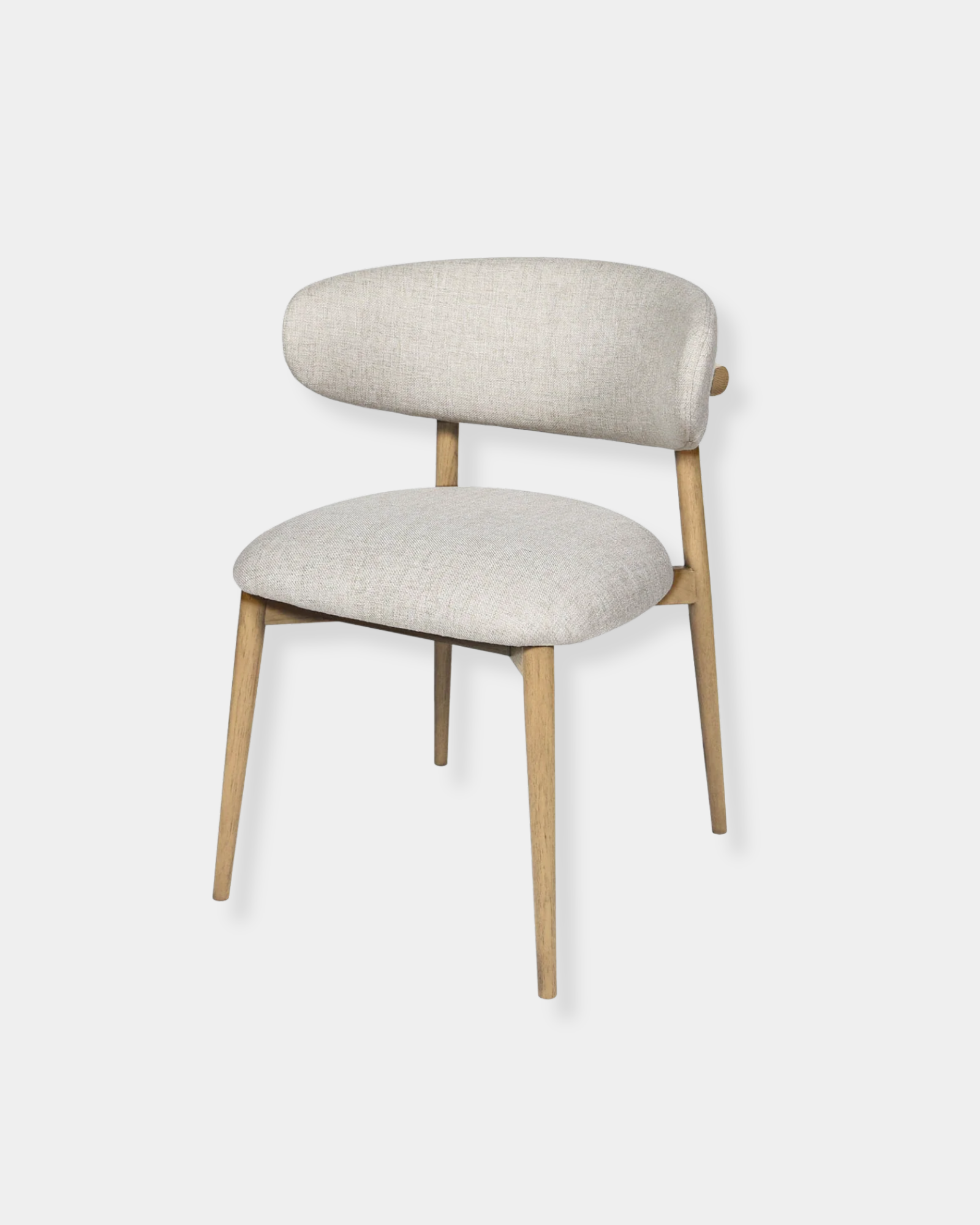 MILO CHAIR VANILLA TWEED - SET OF 2