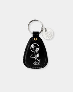SNOOPY RECORD SADDLE KEYCHAIN