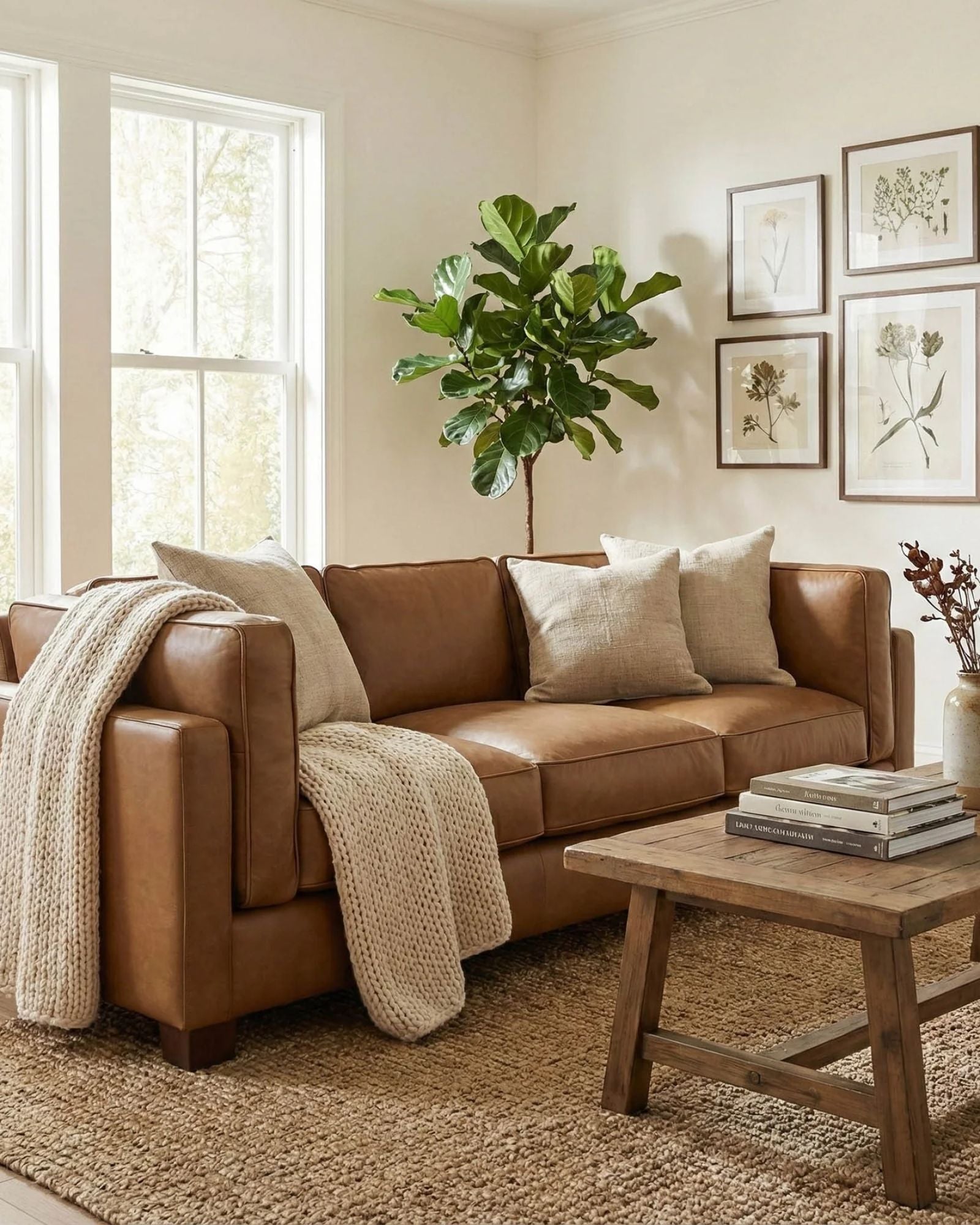 DEN SOFA - ANTIQUE SIENNA