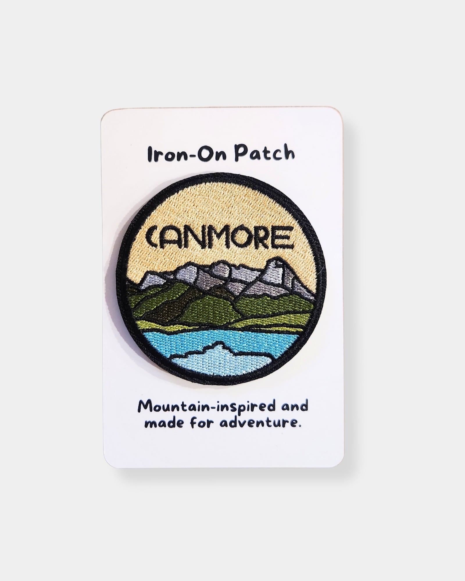 ORANGE CANMORE - IRON ON PATCH