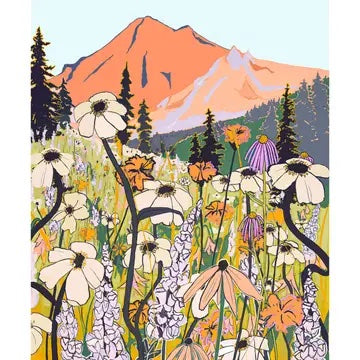 MOUNTAIN WILDFLOWERS -  8.5x11 PRINT