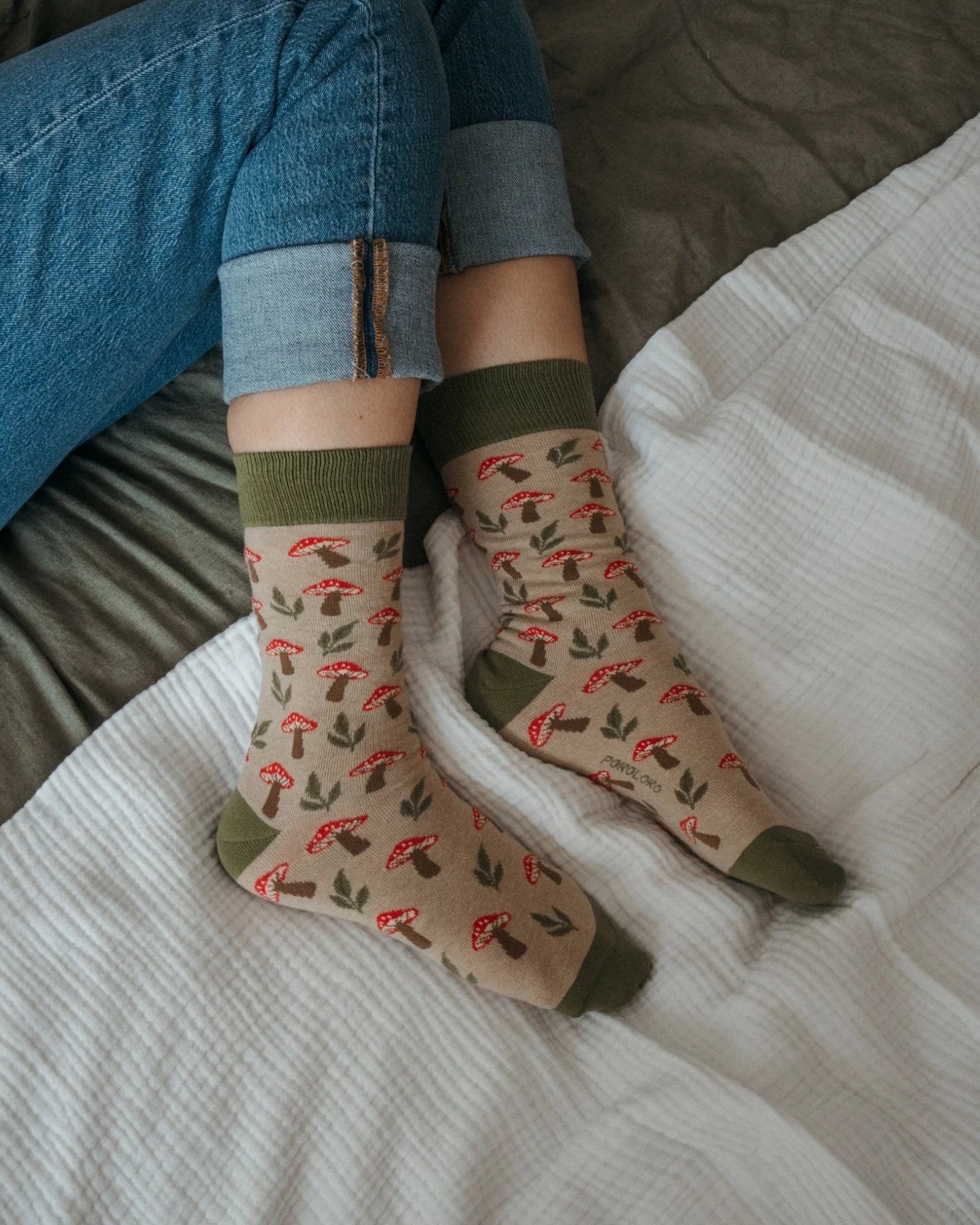 PIMA SOCK MUSHROOM MEADOW - SET 2