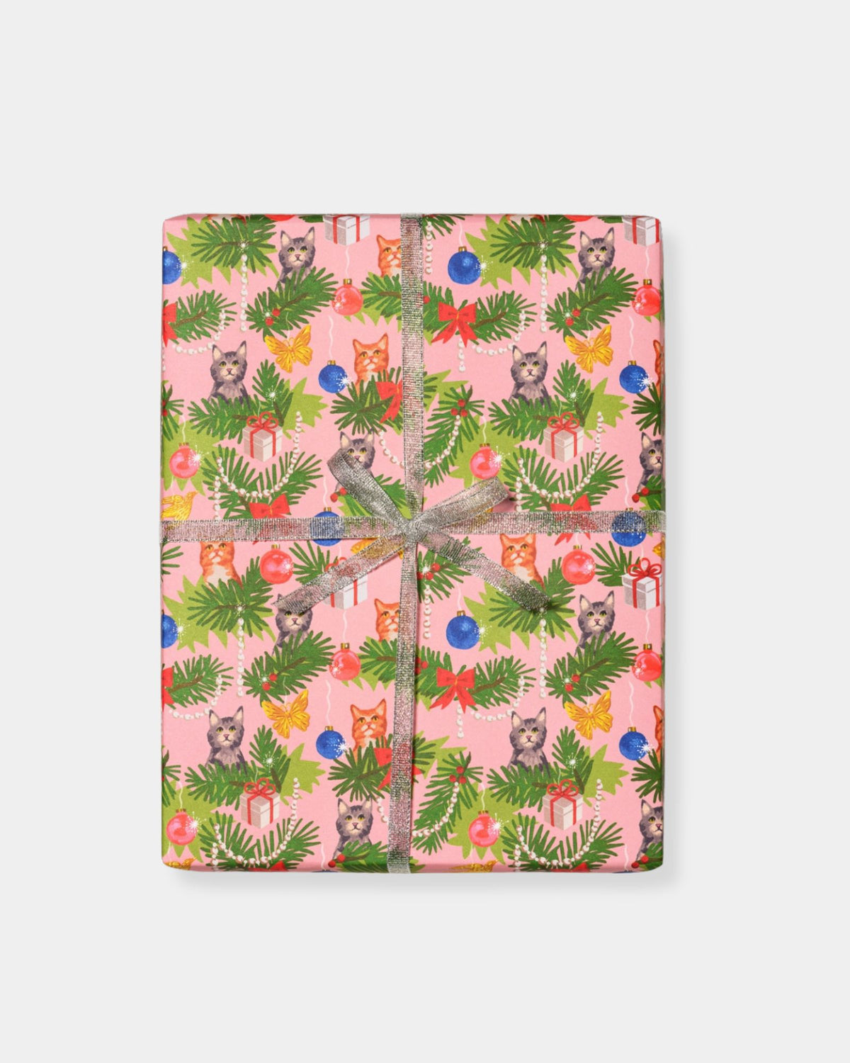 MEOWY CHRISTMAS HOLIDAY WRAPPING PAPER