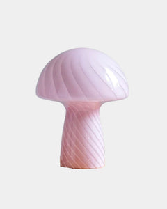 BUBBLEGUM PINK MUSHROOM LAMP