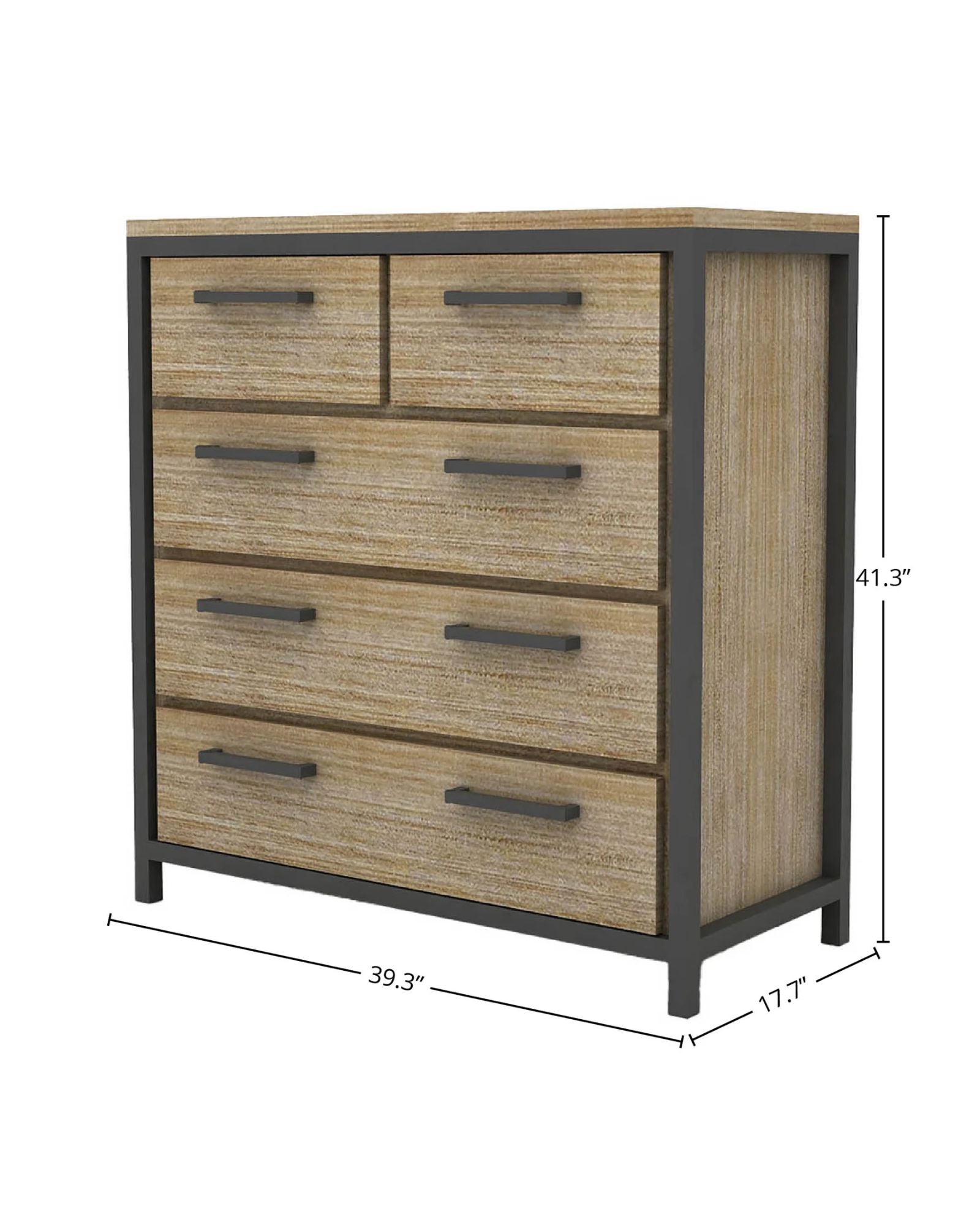 IRONDALE 5-DRAWER DRESSER