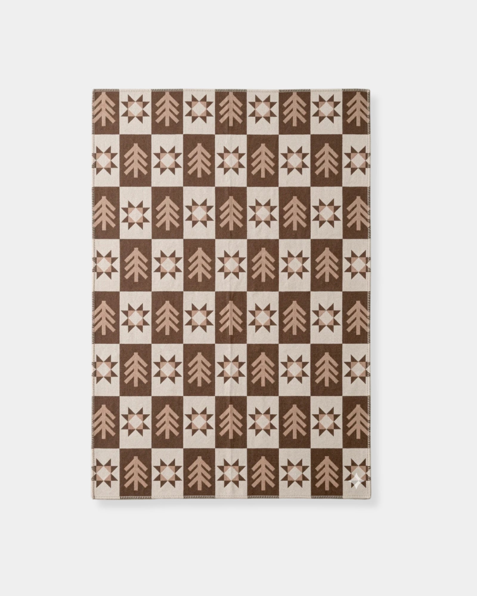 FOREST COTTAGE BROWN - BLANKET