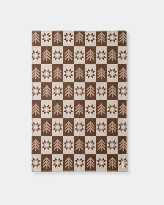 FOREST COTTAGE BROWN - BLANKET