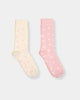 S/M PIMA COTTON HEART SOCKS - SET 2