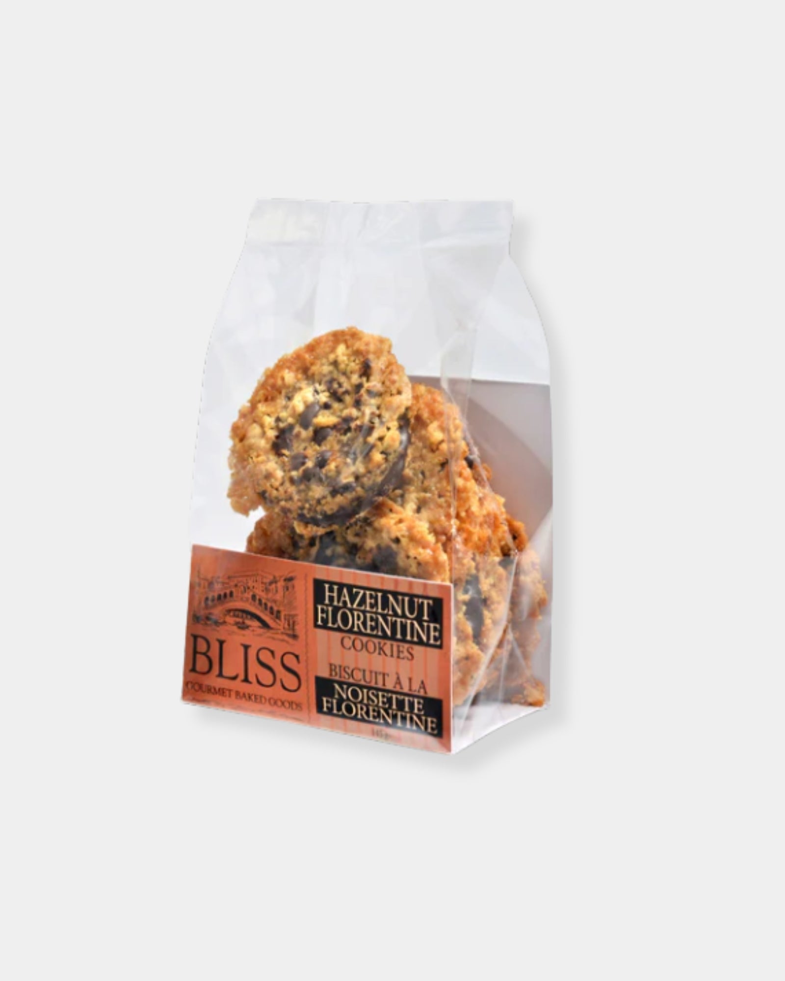HAZELNUT FLORENTINE COOKIES 165g