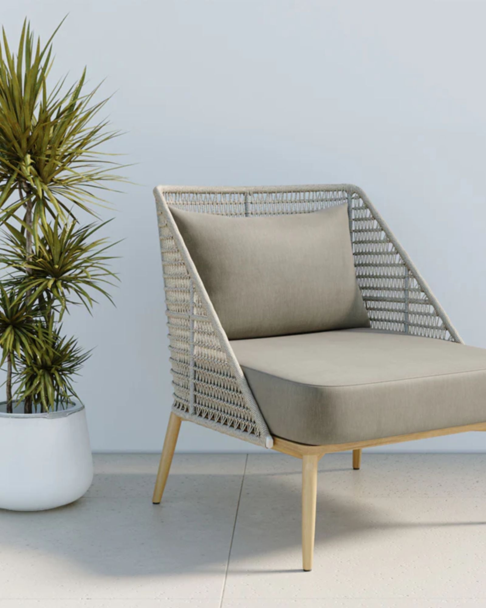 ANDRIA LOUNGE CHAIR - PALAZZO TAUPE