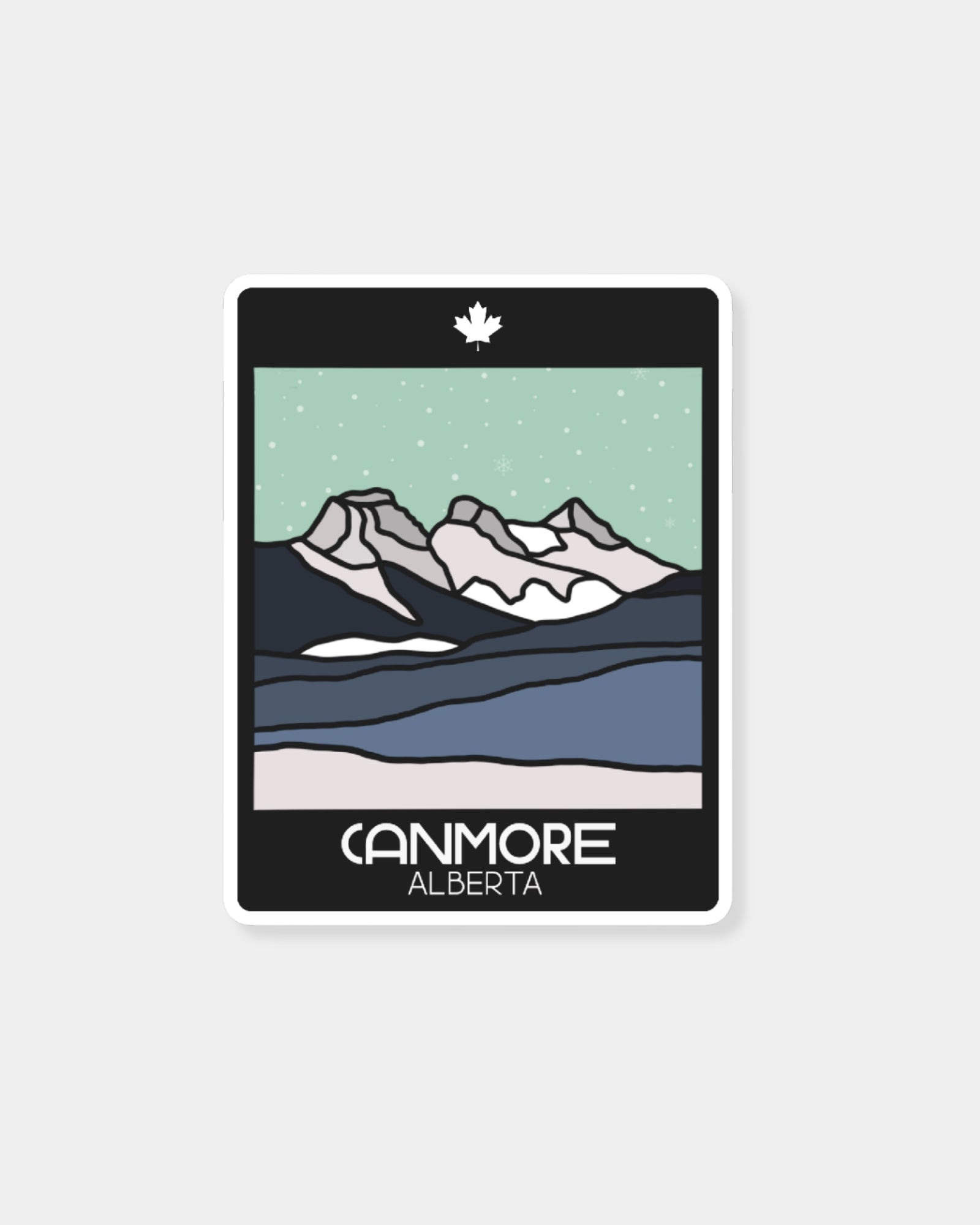 WINTER THREE SISTERS - STICKER