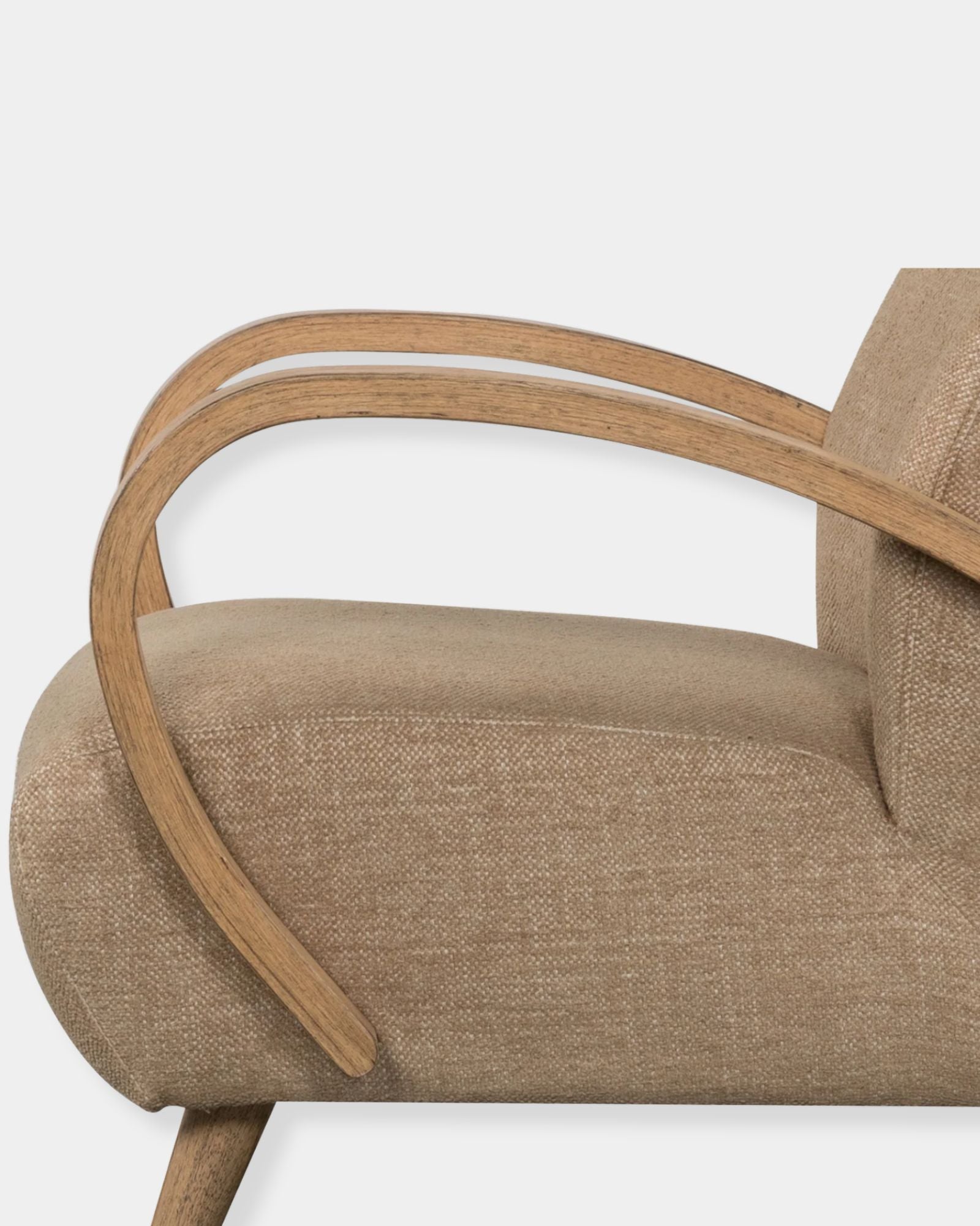 LOUIS CLUB CHAIR - TEXTURED HONEY