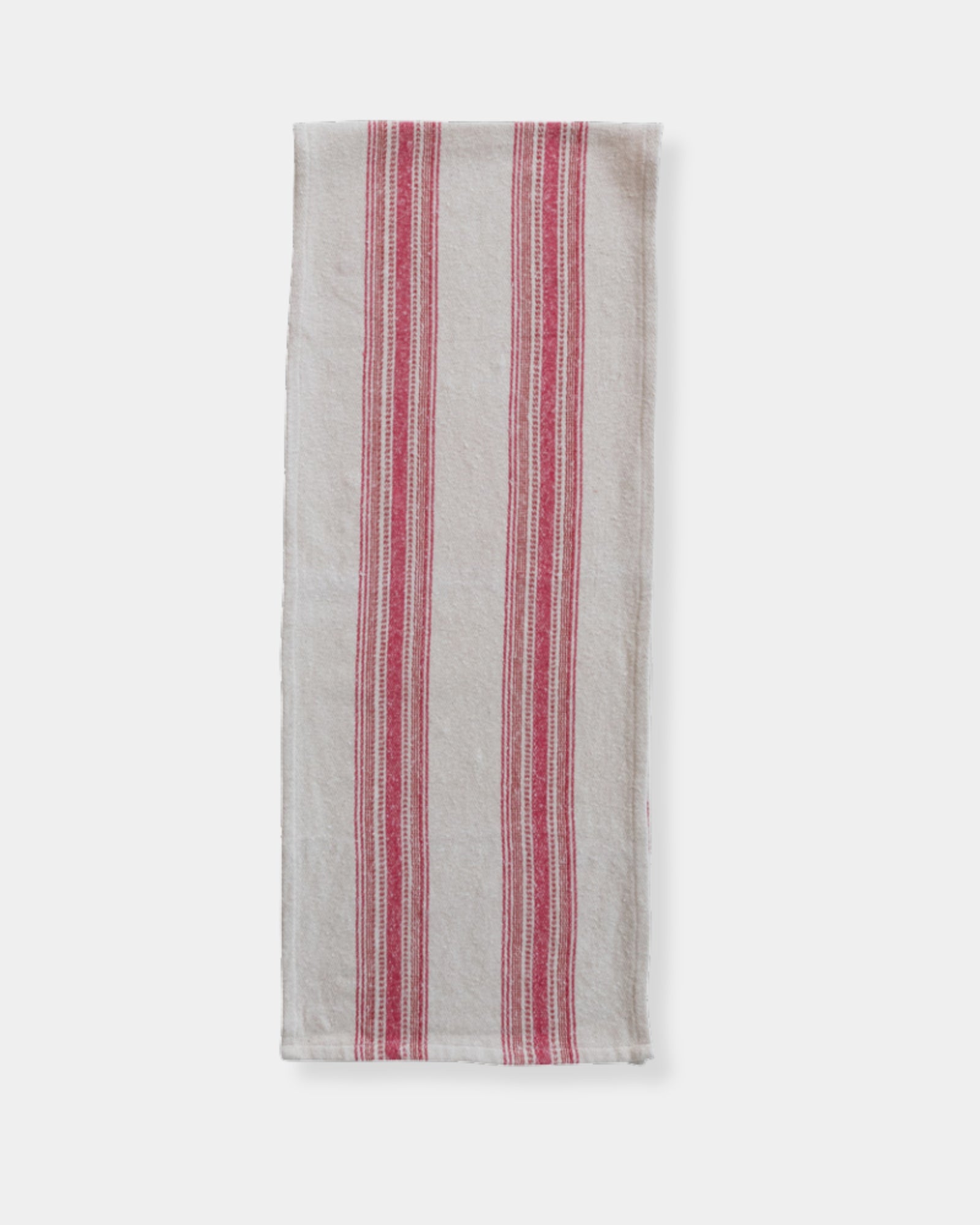 72" COTTON FLOUR SACK TABLE RUNNER-RED