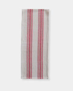 72" COTTON FLOUR SACK TABLE RUNNER-RED