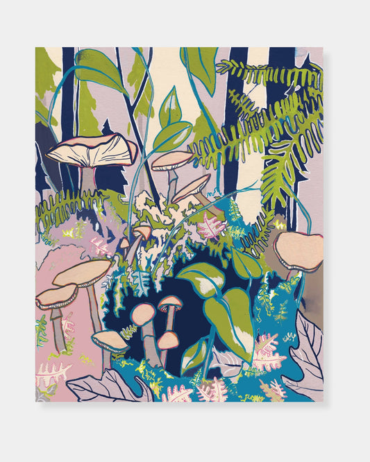 MUSHROOMS -  8.5x11 PRINT