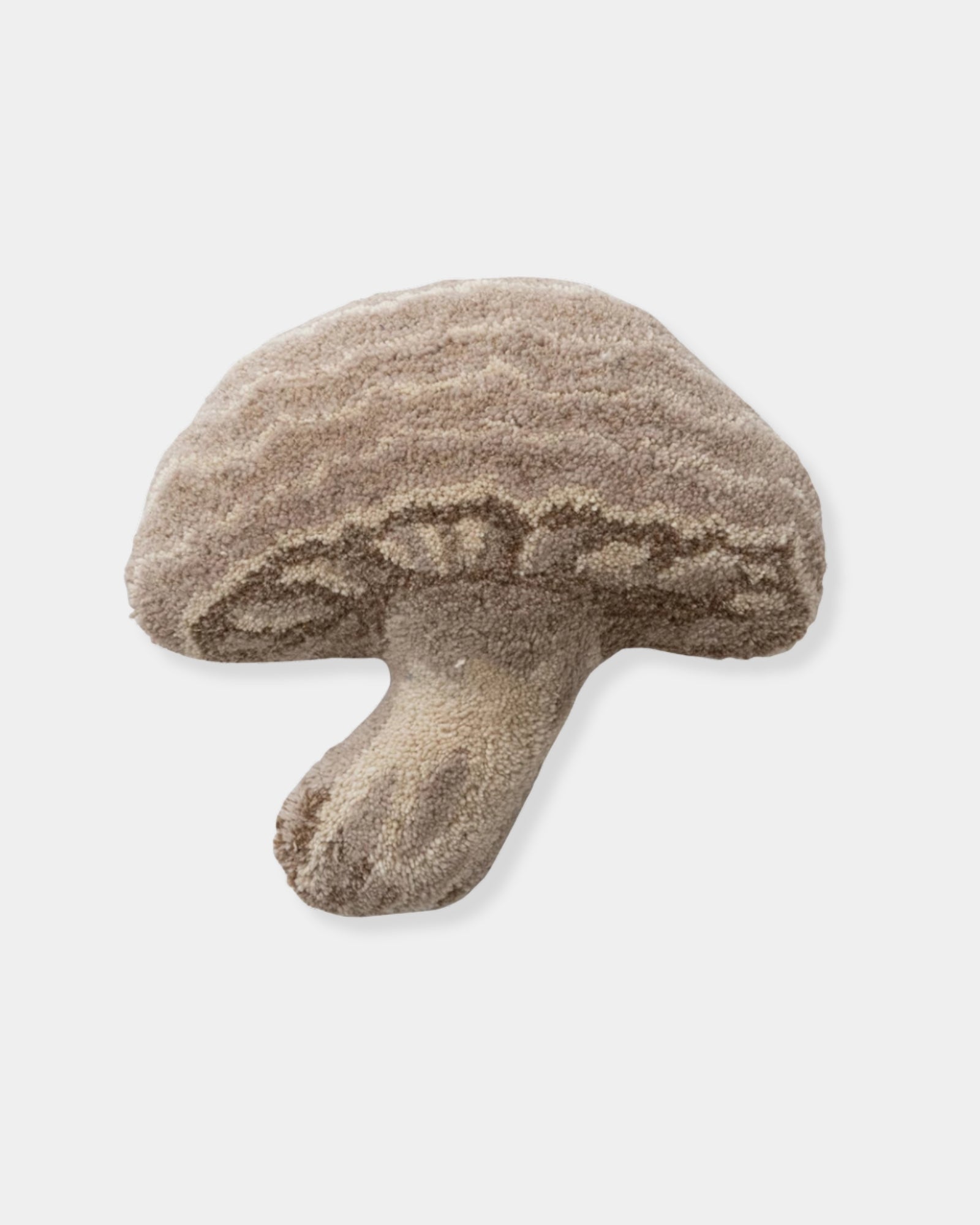 WOOL TUFFED MUSHROOM SHAPED PILLOW