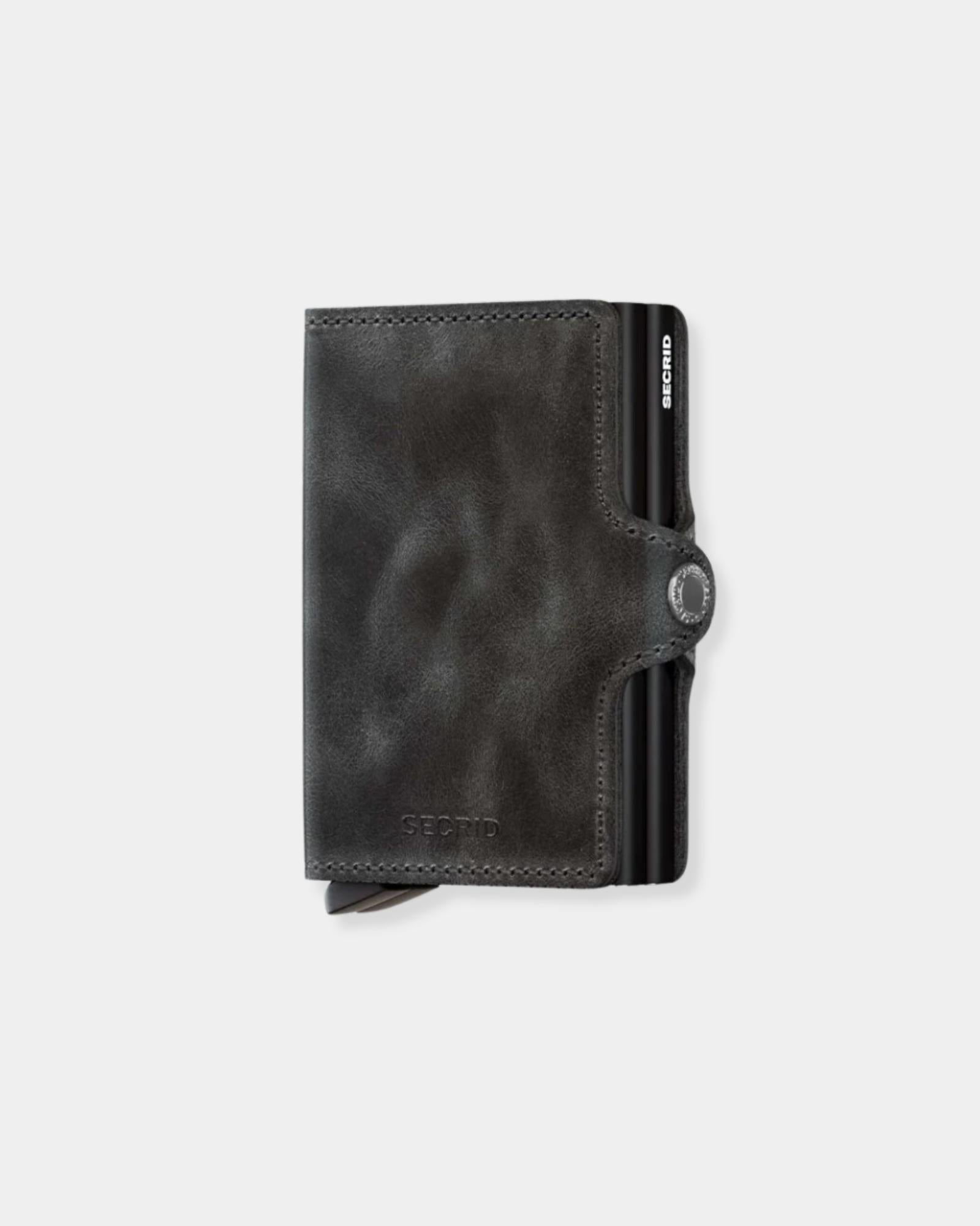 TWIN VINTAGE WALLET - BLACK
