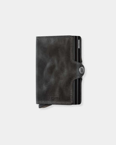 TWIN VINTAGE WALLET - BLACK