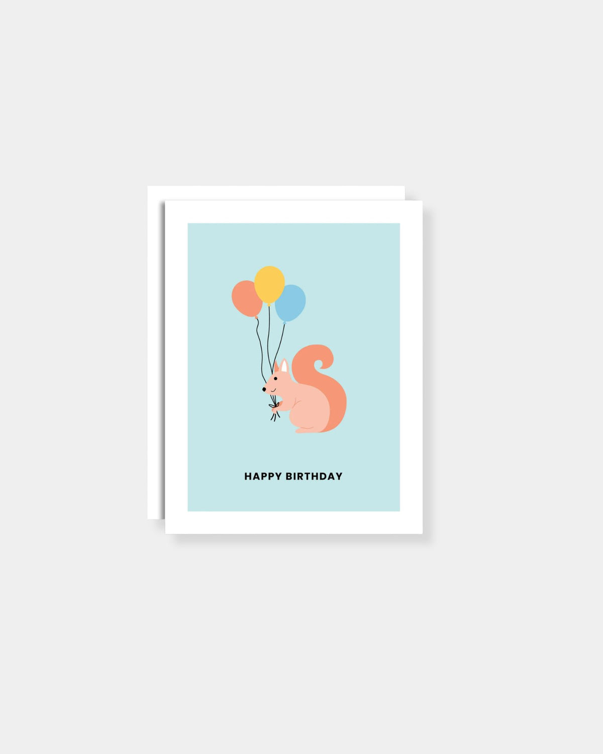 SQUIRREL BIRTHDAY - CARD