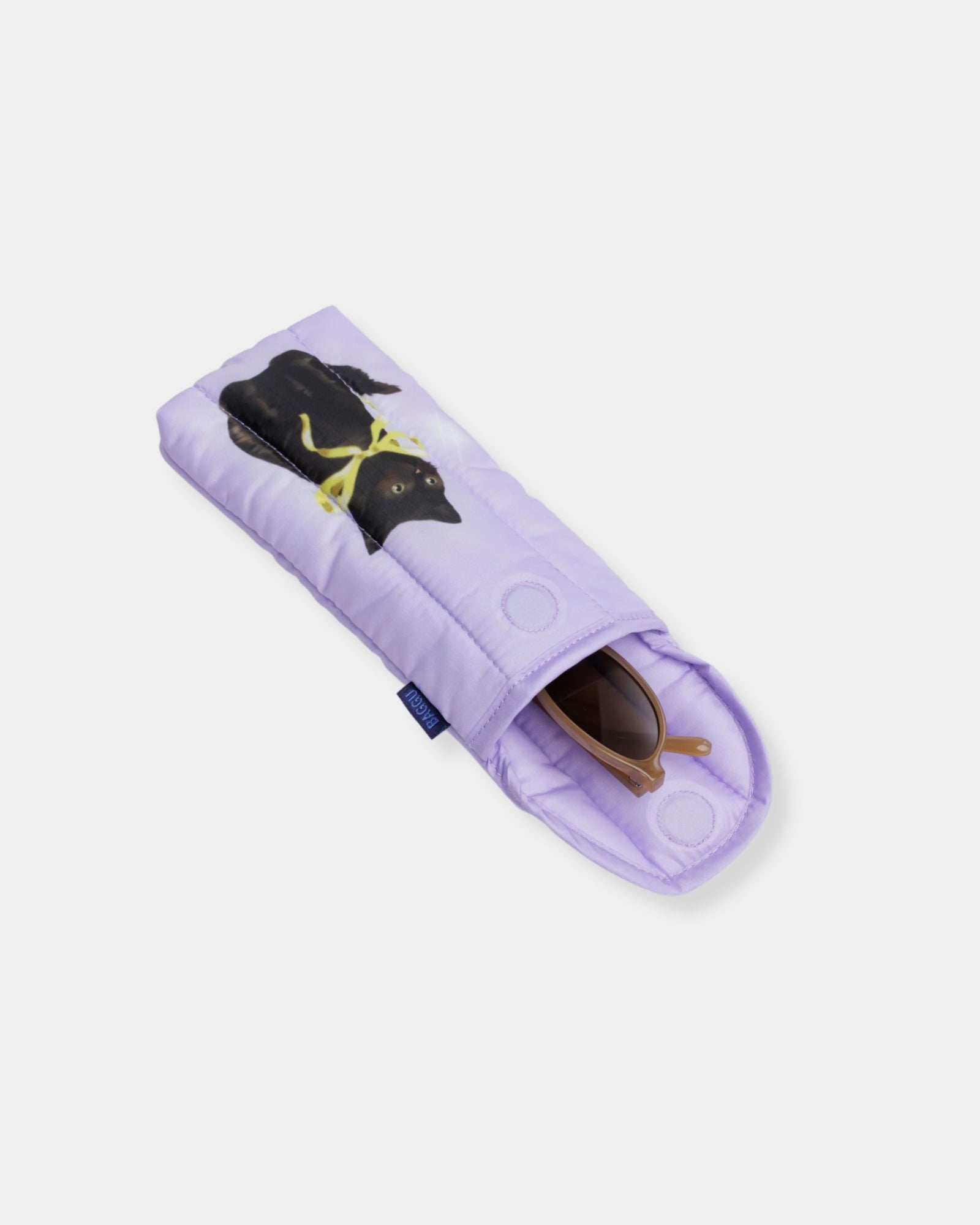 PUFFY GLASSES SLEEVE - FANCY CATS