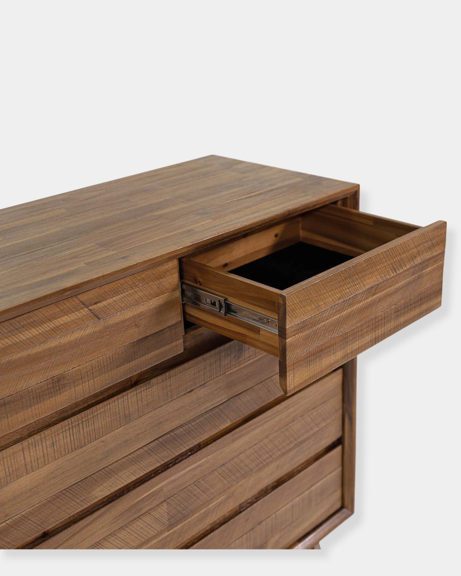 GIA 5-DRAWER CHEST - WARM PECAN