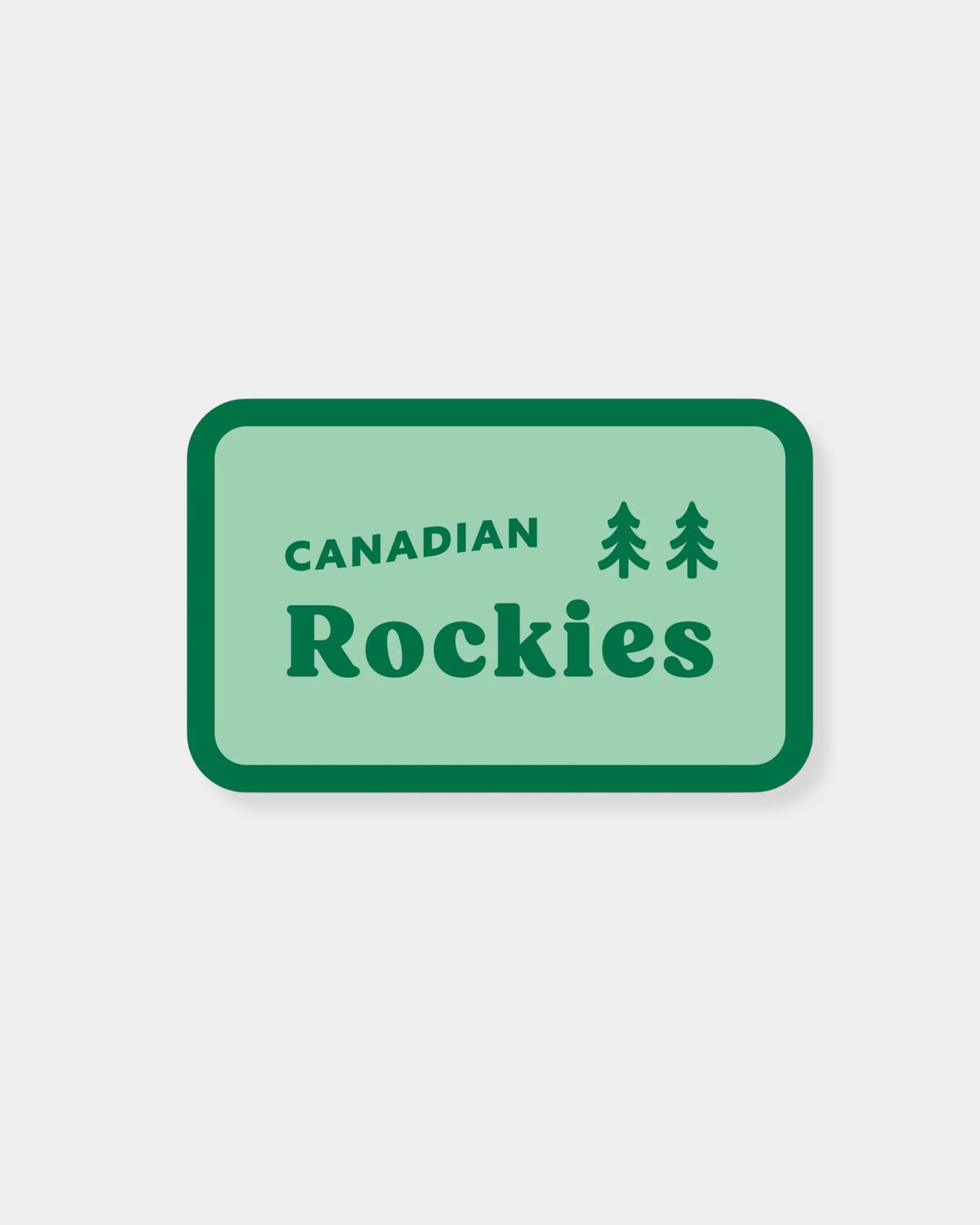 ROCKIES LOGO GREEN STICKER