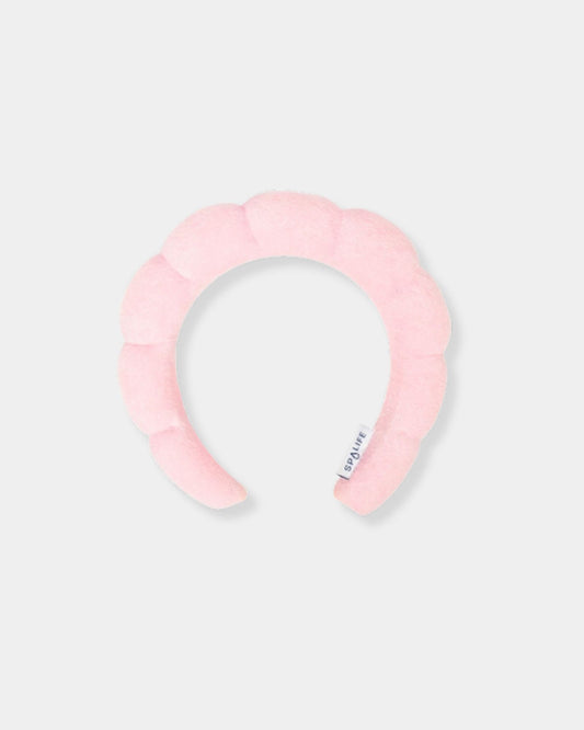 BUBBLE SKINCARE HEADBAND - PINK