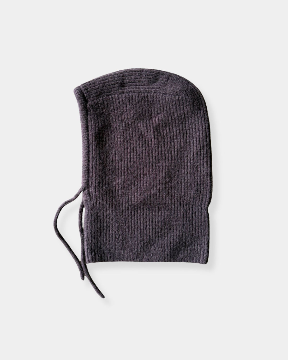 FUZZY ALPACA BALACLAVA - SMOKED MAUVE