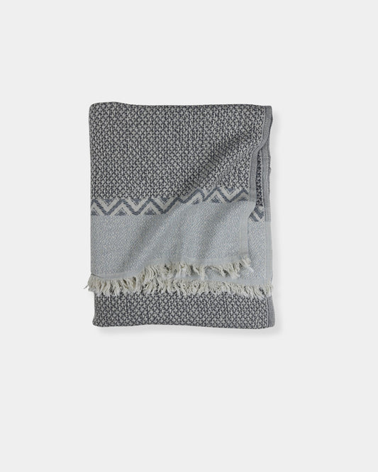CANVAS LINEN THROW - MUSHROOM