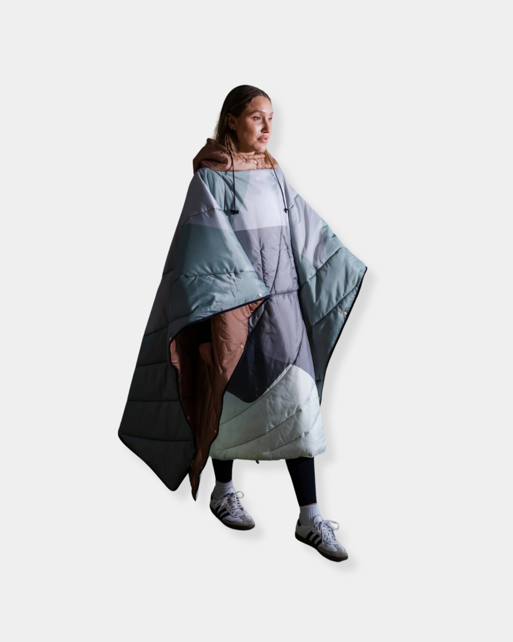 OREGON - BLANKET WITH HOOD PONCHO