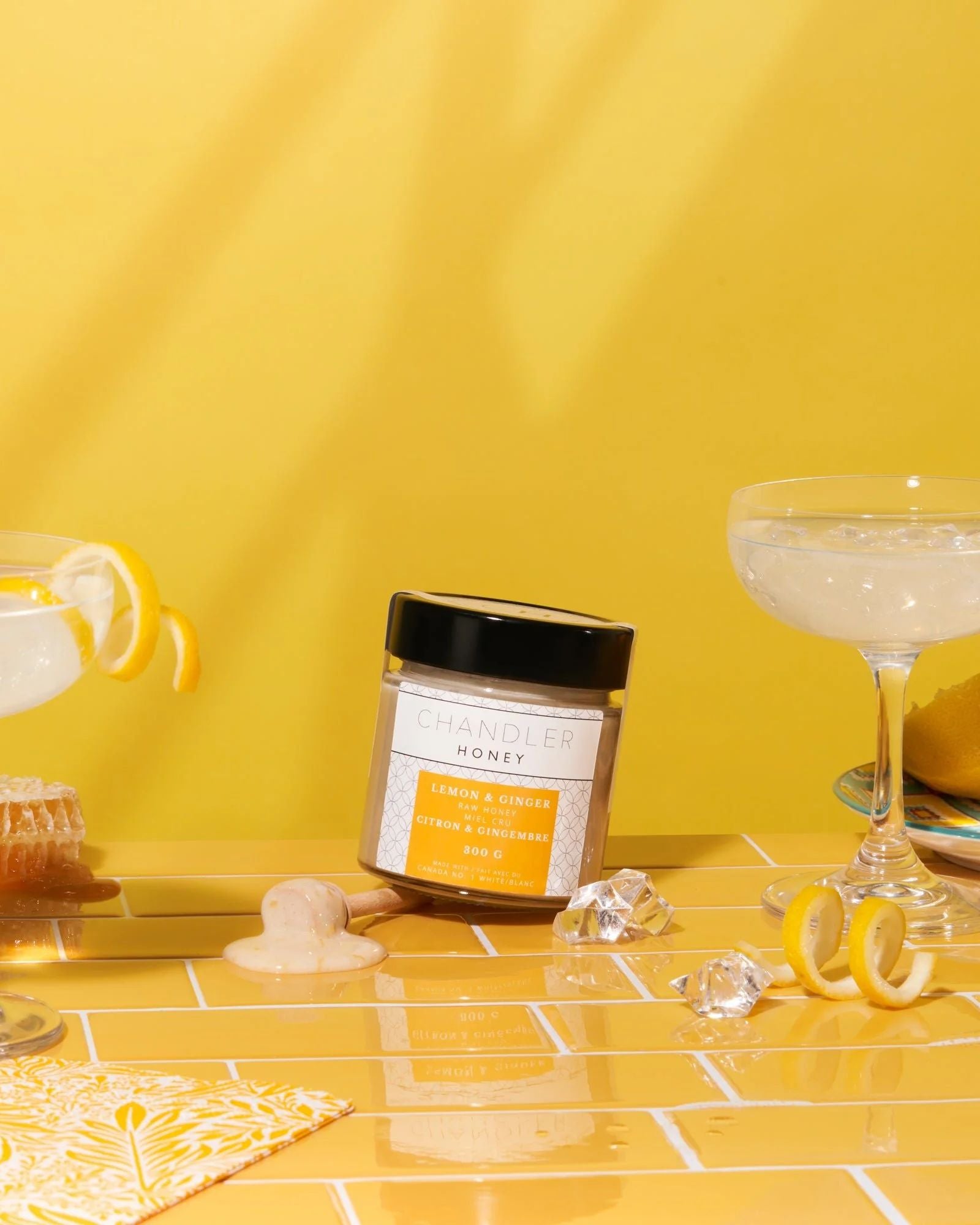 LEMON & GINGER HONEY - 300g