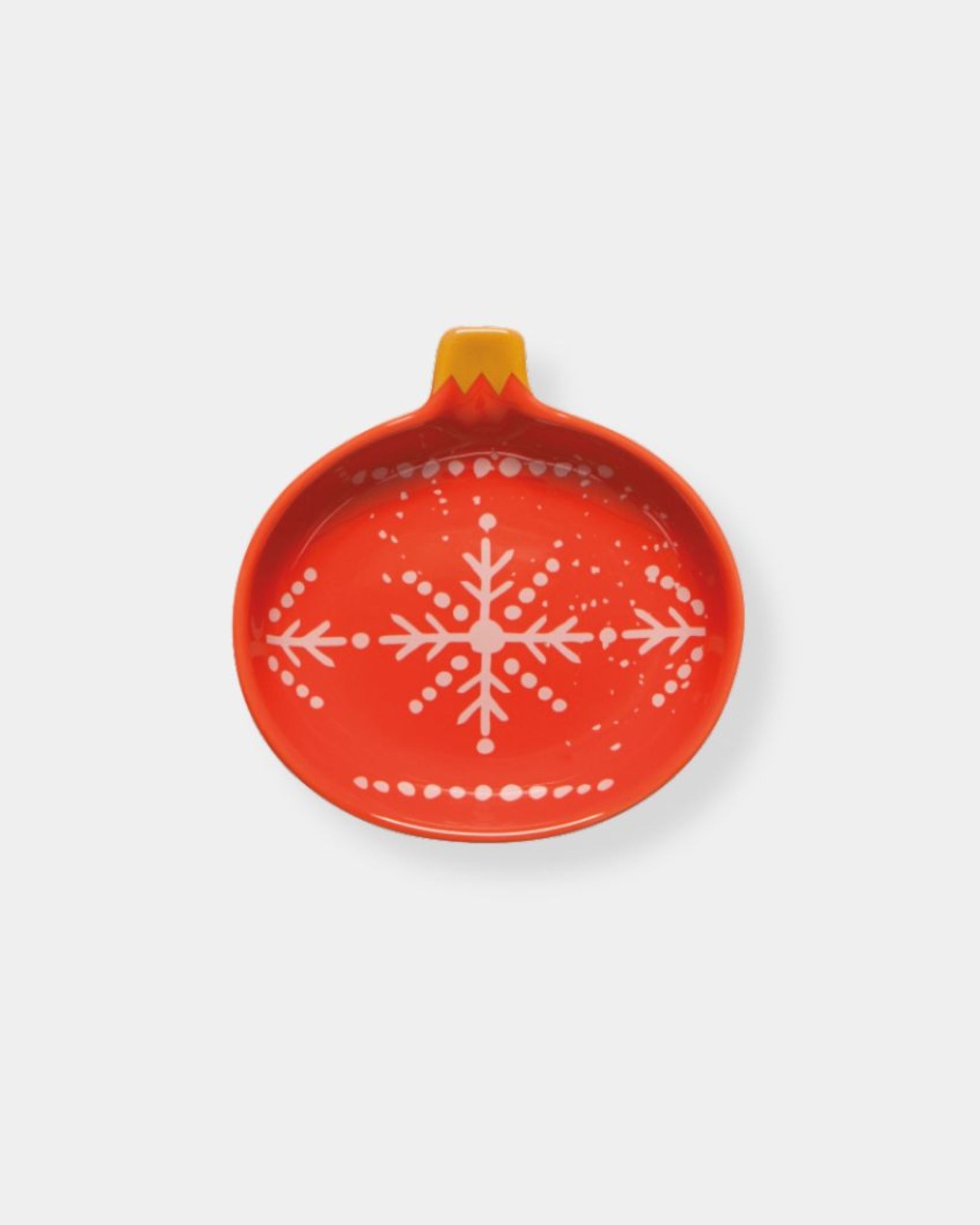 ORANGE XMAS CHARM PINCH BOWL