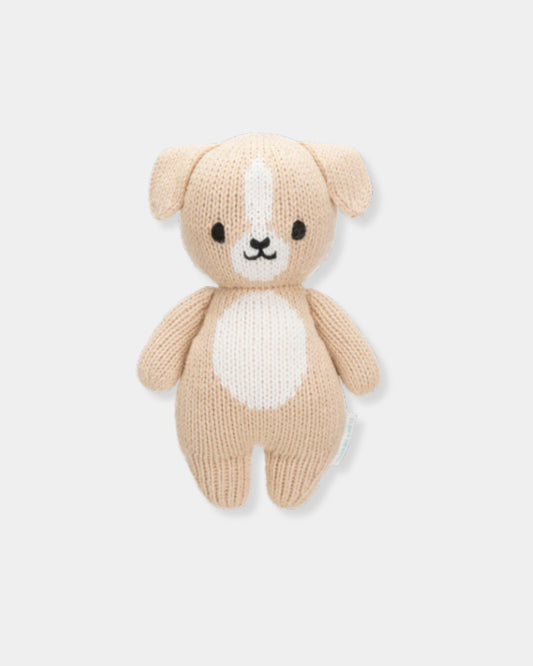 BABY PUPPY - HAND KNIT DOLL