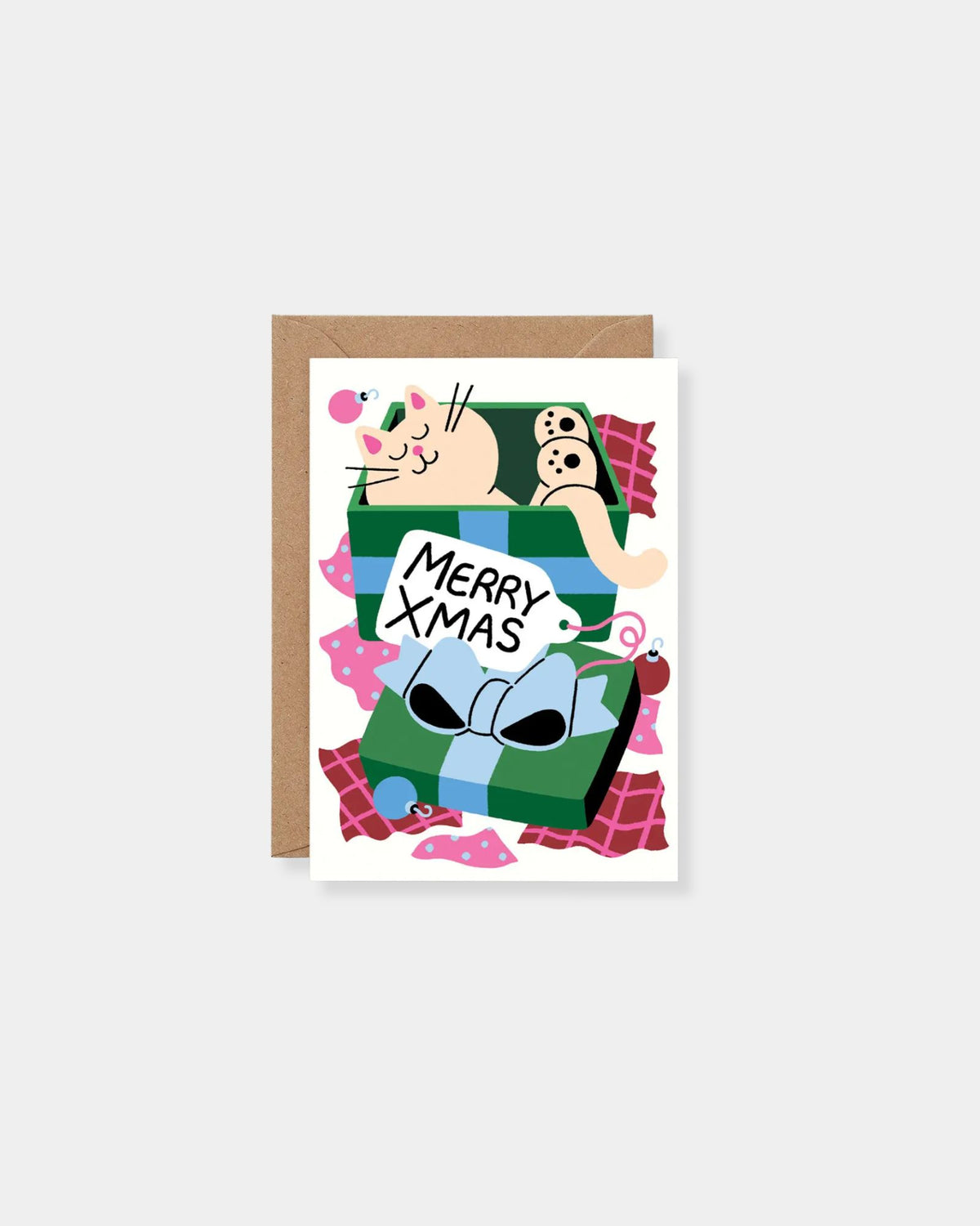 CAT IN PRESENT - CARD