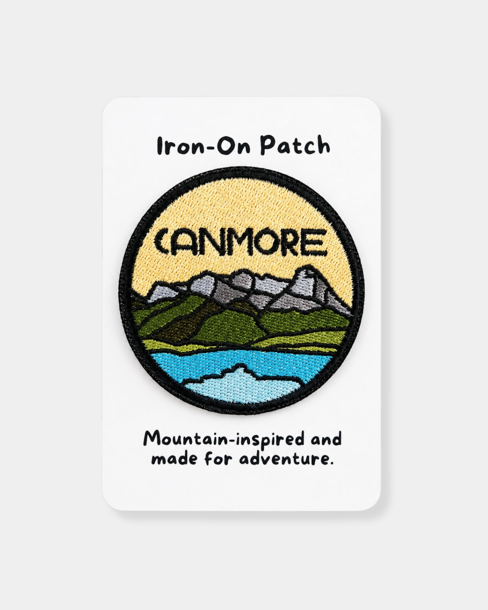 ORANGE CANMORE - IRON ON PATCH