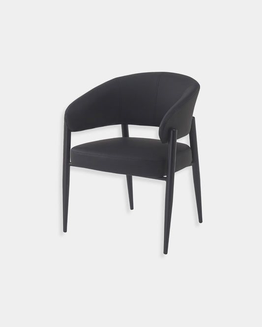 BRONSON CHAIR SET OF 2 - BLACK