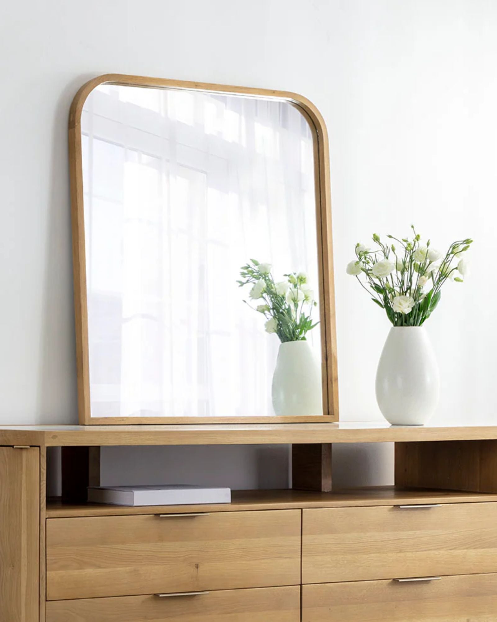 CALABASAS WALL MIRROR - RUSTIC OAK