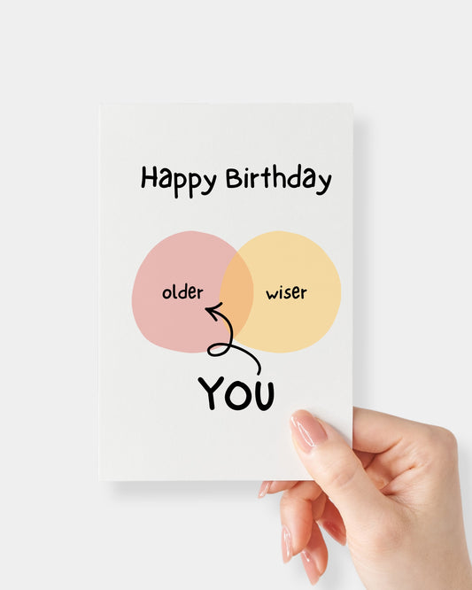 OLDER YOU BIRTHDAY - CARD