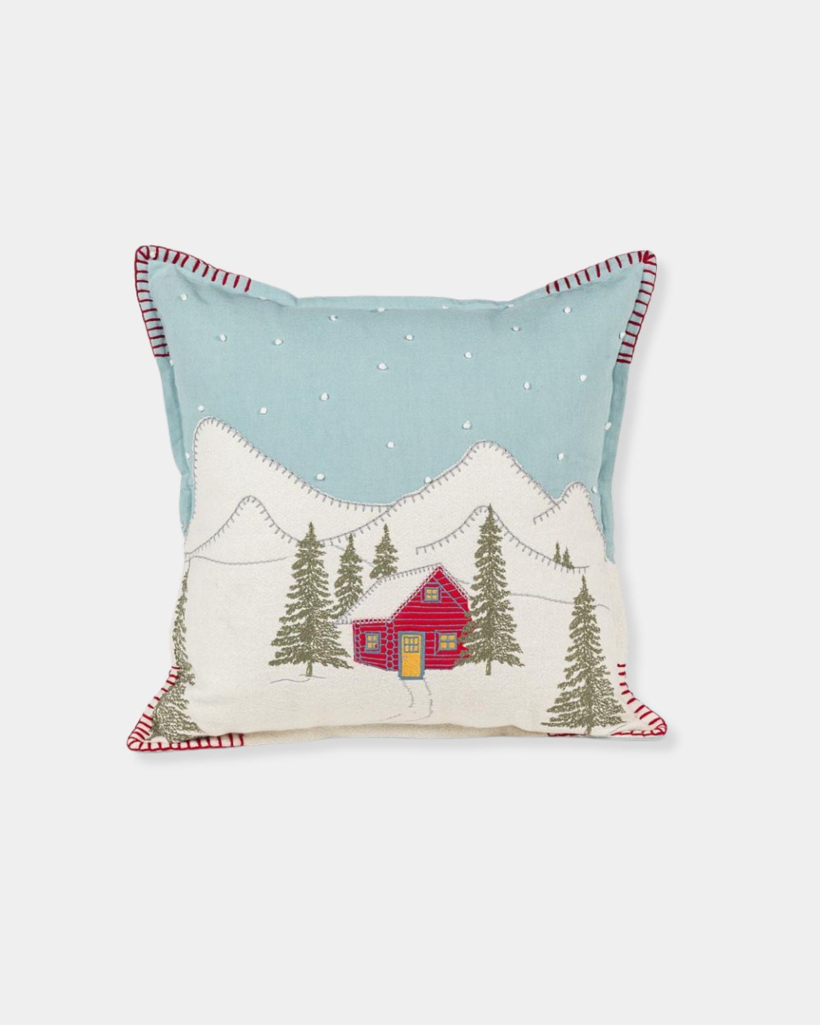 WINTER CABIN - 17" PILLOW