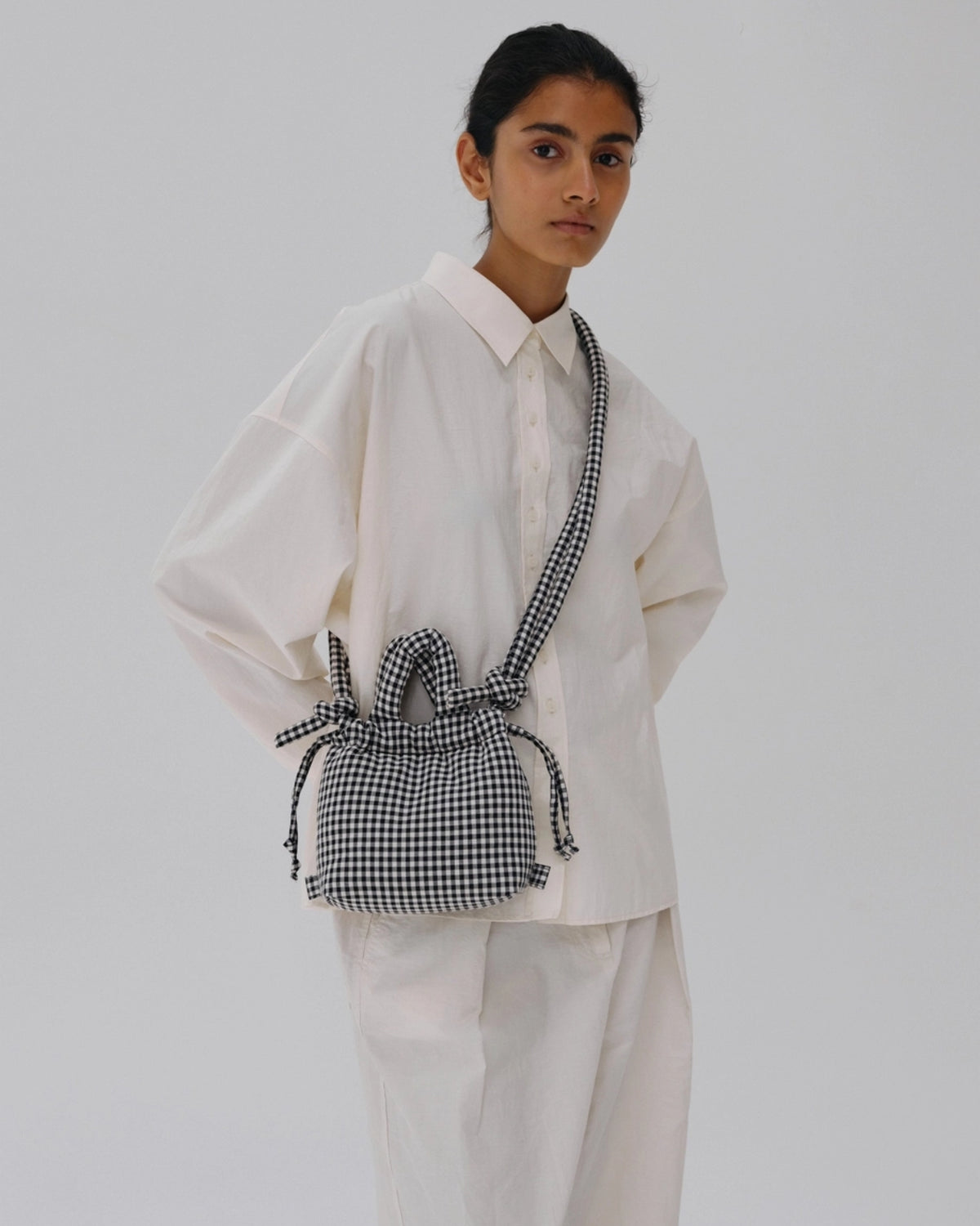 MICRO ONA SOFT BAG - VICHY BLACK
