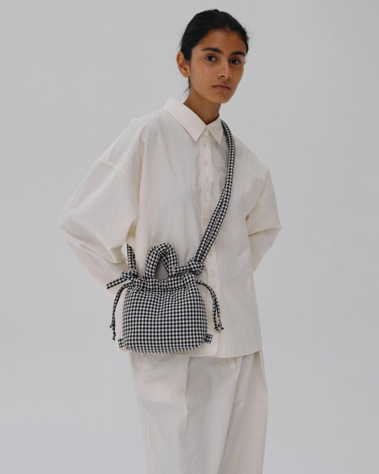 MICRO ONA SOFT BAG - VICHY BLACK