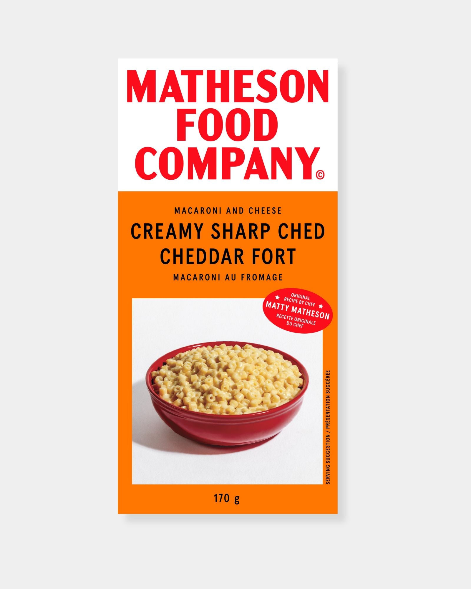 CREAMY SHARP CHED MAC N CHEESE 170g