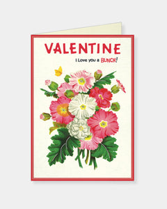 VALENTINE FLOWERS - CARD