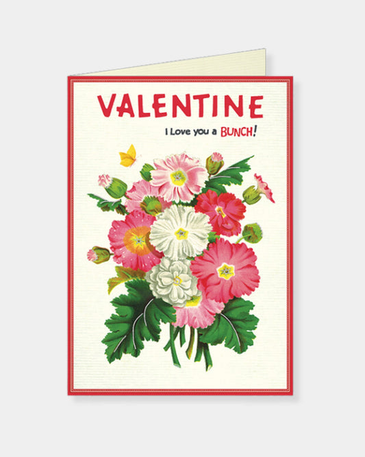 VALENTINE FLOWERS - CARD