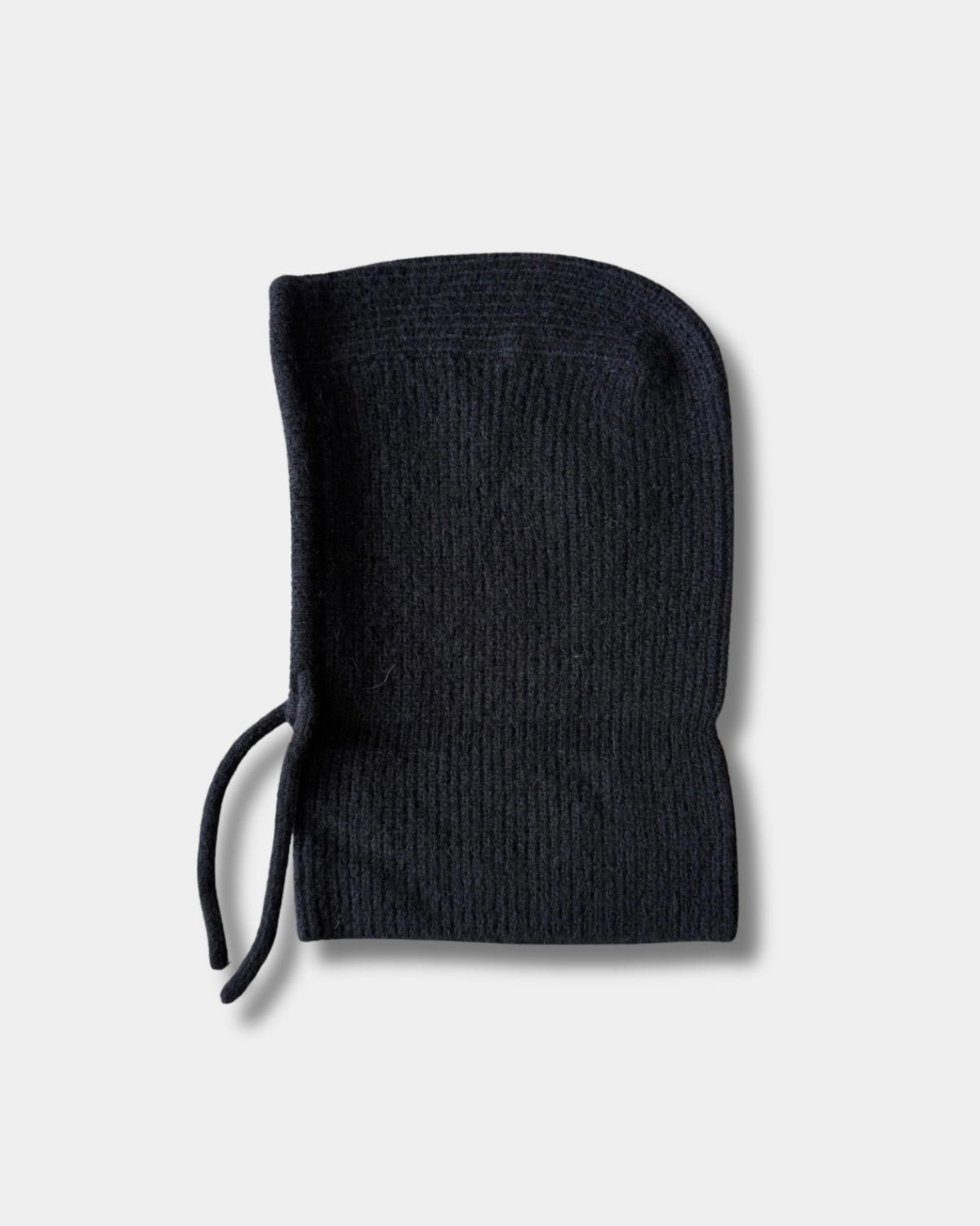 FUZZY ALPACA BALACLAVA - BLACK STONE