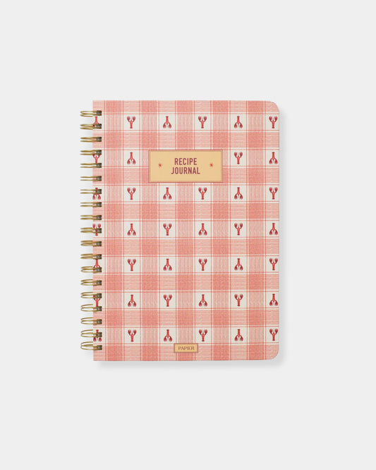 LOBSTER GINGHAM RECIPE JOURNAL